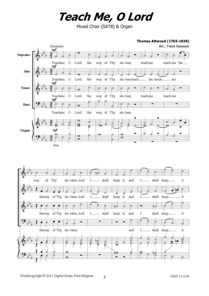 Teach Me, O Lord